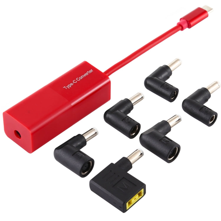 筆記型電腦電源轉接器 65W USB-C / Type-C 轉六合一電源轉接器