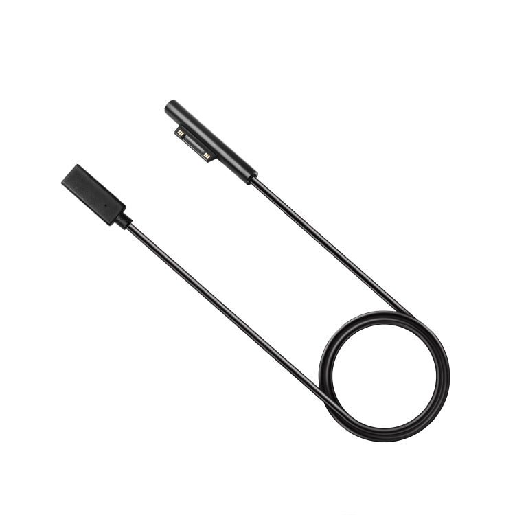 USB-C / Type-C 母頭轉 6 針公頭筆記型電腦 PD 快充線，適用 Microsoft Surface Pro 7 / 6 / 5 / 4 / 3，線長：0.2m
