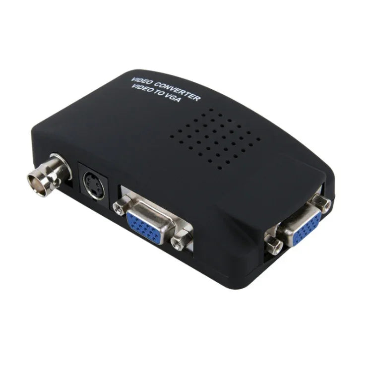HOWEI HW-2404 BNC / S-Video 轉 VGA 視訊轉換器