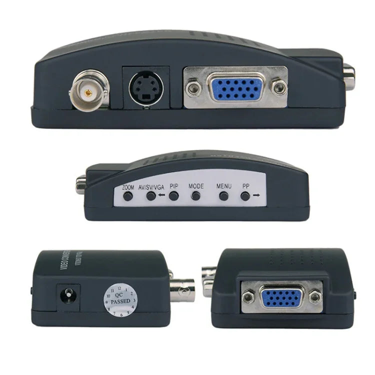 HOWEI HW-2404 BNC / S-Video 轉 VGA 視訊轉換器