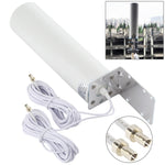 4G LTE WiFi 12DBi 全向外置桶形天線，帶TS9公頭，TS9