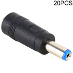 20個 5.5 x 2.1mm DC母頭轉5.5 x 2.5mm DC公頭電源插頭接頭