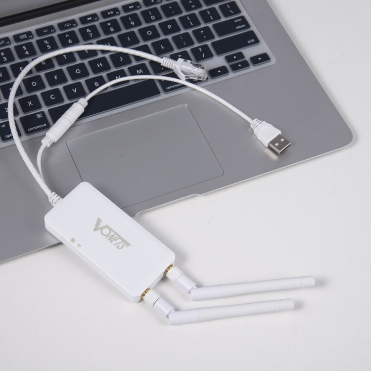 VONETS VAP11S 2.4G迷你無線橋接器300Mbps WiFi中繼器，帶2根天線，VAP11S