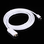 3m Mini DisplayPort 公頭轉 HDMI 公頭轉接線，3m