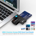 ROCKETEK CR310 USB 3.0 + TF卡 + SD卡 + SIM卡 + 智能卡多功能讀卡器，USB 3.0