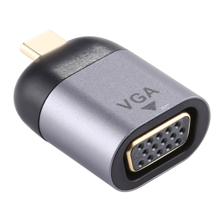 Type-C公頭轉VGA DB15P母頭轉接器