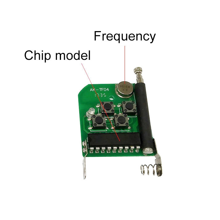 433MHz 3+1 分離式無線 4 鍵遙控車用複製型遙控發射器，適用於 Hyundai / KIA，433MHz