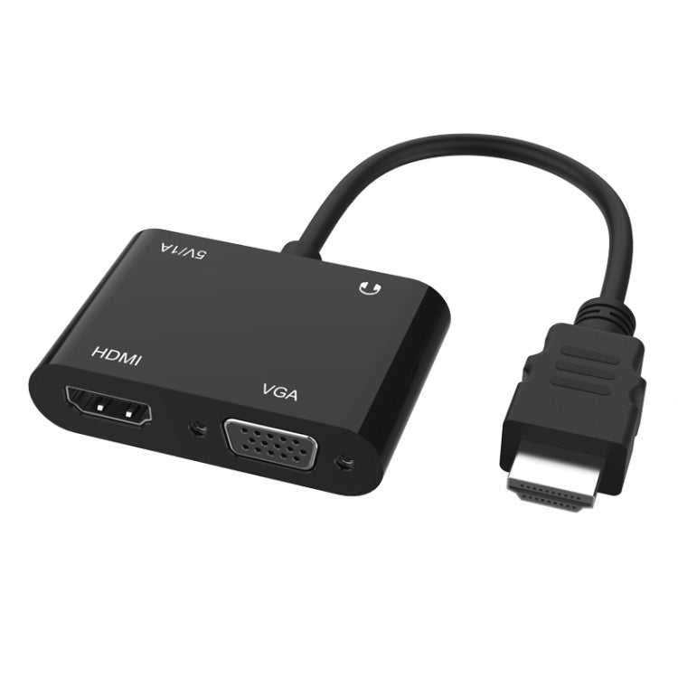 Onten 5165HV HDMI轉HDMI + VGA轉接器，5165HV