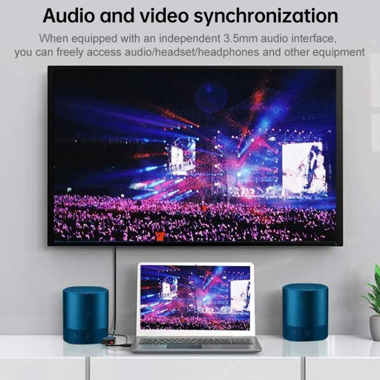 Onten 5165HV HDMI轉HDMI + VGA轉接器，5165HV