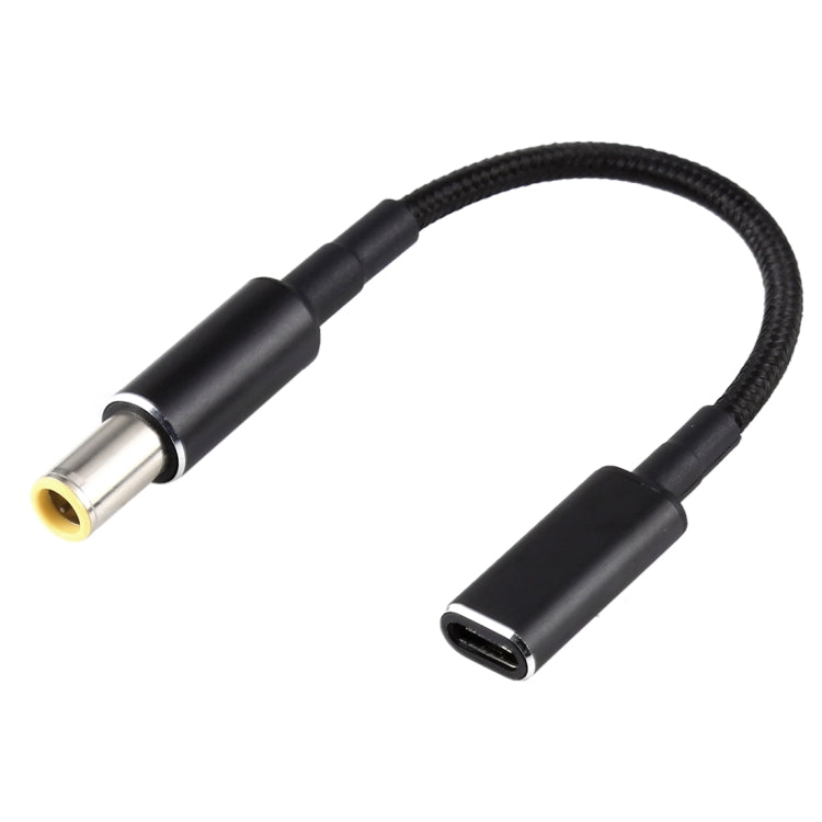 PD 100W 18.5-20V 7.9 x 0.9mm 轉 USB-C / Type-C 轉接頭 尼龍編織線