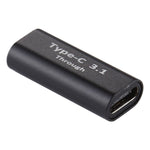 Type-C / USB-C 母頭轉 Type-C / USB-C 母頭 鋁合金轉接頭，Type-C 母頭轉 Type-C 母頭