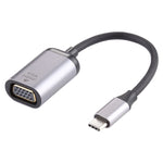 1080P VGA 母頭轉 Type-C / USB-C 公頭 連接轉接線，VGA 母頭轉 Type-C 公頭