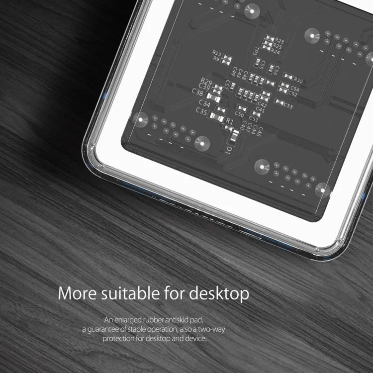 ORICO MH4U-100 USB 3.0 透明桌面集線器，附 100 公分 Micro USB 線，MH4U-100