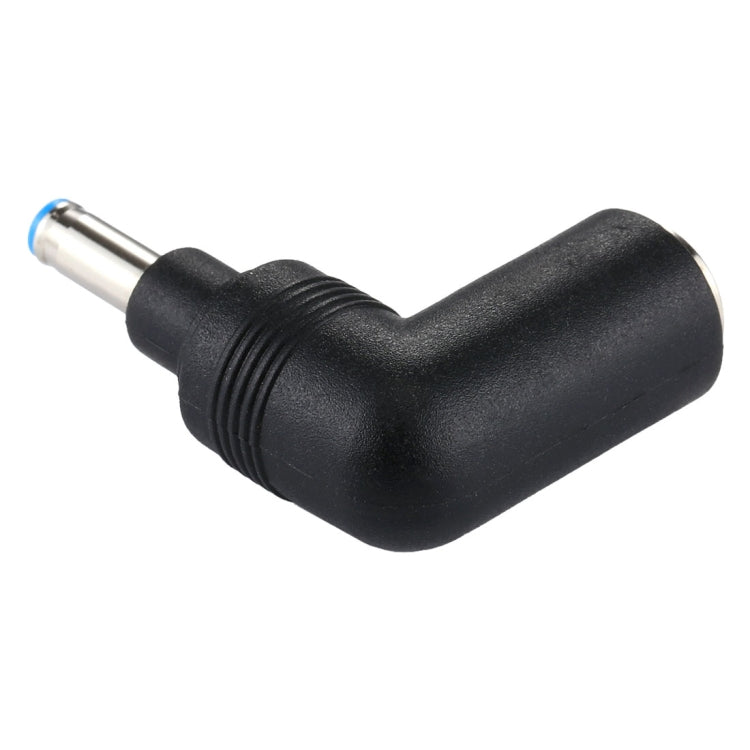 DC 4506 公頭轉 DC 7406 母頭 電源轉接頭，適用於 HP 筆記型電腦，90 度直角彎頭，DC4506 轉 DC7406