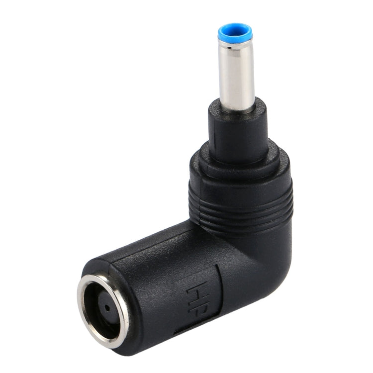 DC 4506 公頭轉 DC 7406 母頭 電源轉接頭，適用於 HP 筆記型電腦，90 度直角彎頭，DC4506 轉 DC7406