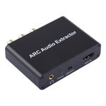192KHz ARC 音訊擷取器 HDMI ARC 轉 SPDIF + 同軸 + 左右聲道轉換器 音訊回傳通道轉接器，192KHz ARC