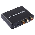 192KHz ARC 音訊擷取器 HDMI ARC 轉 SPDIF + 同軸 + 左右聲道轉換器 音訊回傳通道轉接器，192KHz ARC