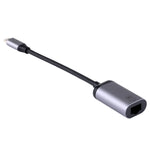 Type-C / USB-C 公轉千兆 RJ45 母轉接器，千兆 RJ45 母