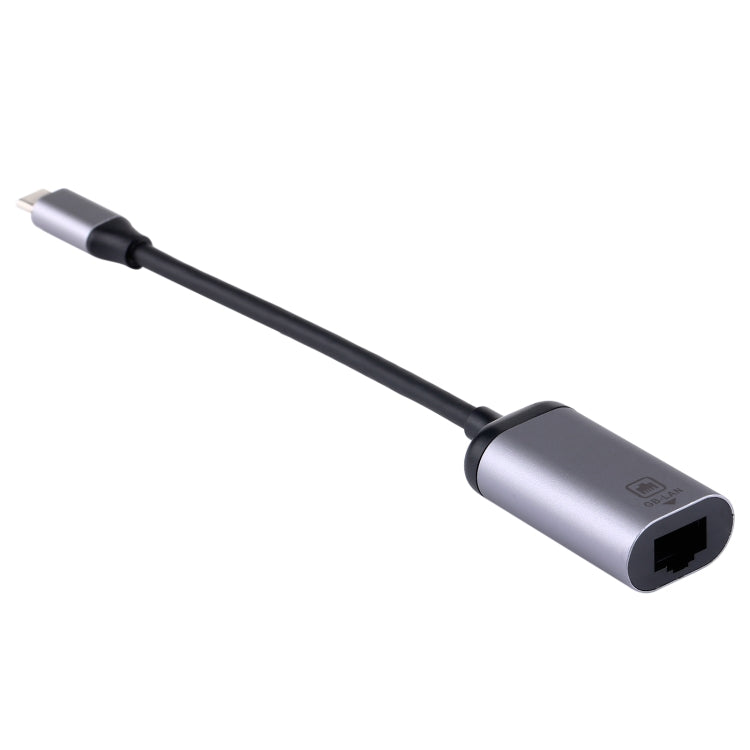 Type-C / USB-C 公轉千兆 RJ45 母轉接器，千兆 RJ45 母