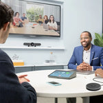 Logitech V-U0044 視訊會議全指向麥克風，適用於CC4000e擴展麥克風