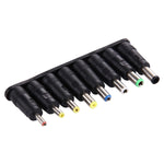 5.5x2.1mm 母轉多種公接口 8 合 1 電源轉接組，適用 HP / Sony / Acer / ASUS / DELL 筆記型電腦，8 合 1 電源轉接組