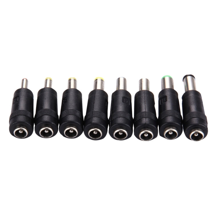 5.5x2.1mm 母轉多種公接口 8 合 1 電源轉接組，適用 HP / Sony / Acer / ASUS / DELL 筆記型電腦，8 合 1 電源轉接組