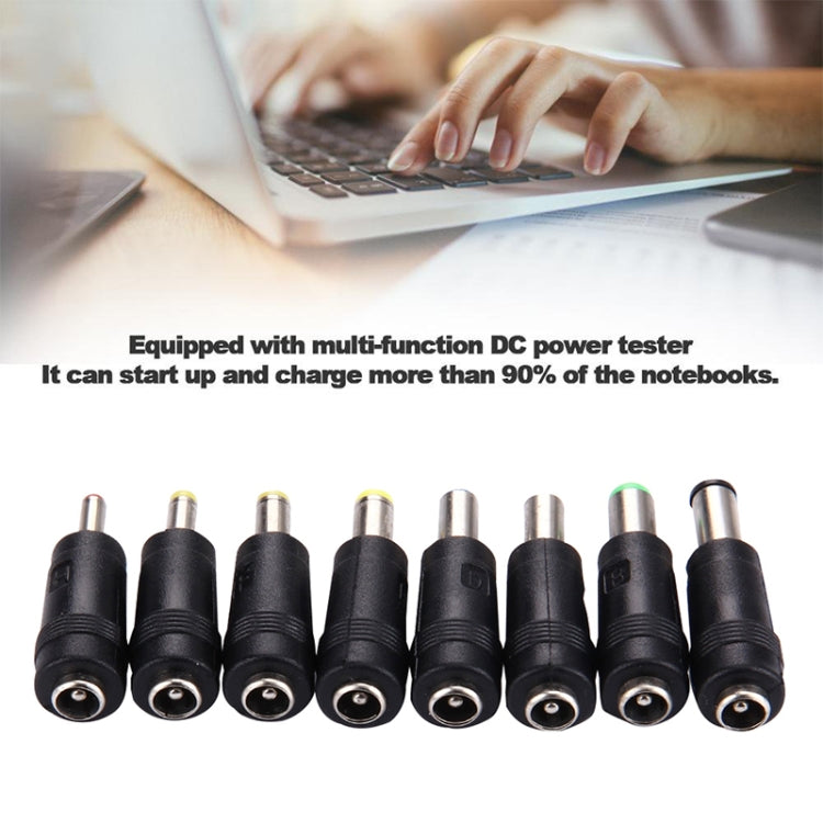 5.5x2.1mm 母轉多種公接口 8 合 1 電源轉接組，適用 HP / Sony / Acer / ASUS / DELL 筆記型電腦，8 合 1 電源轉接組