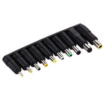 5.5x2.1mm 母轉多種公接口 10 合 1 電源轉接組，適用 IBM / HP / Sony / Toshiba / Lenovo / ASUS / Samsung / DELL 筆記型電腦，10 合 1
