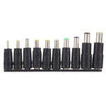 5.5x2.1mm 母轉多種公接口 10 合 1 電源轉接組，適用 IBM / HP / Sony / Toshiba / Lenovo / ASUS / Samsung / DELL 筆記型電腦，10 合 1