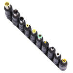 5.5x2.1mm 母轉多種公接口 10 合 1 電源轉接組，適用 IBM / HP / Sony / Toshiba / Lenovo / ASUS / Samsung / DELL 筆記型電腦，10 合 1
