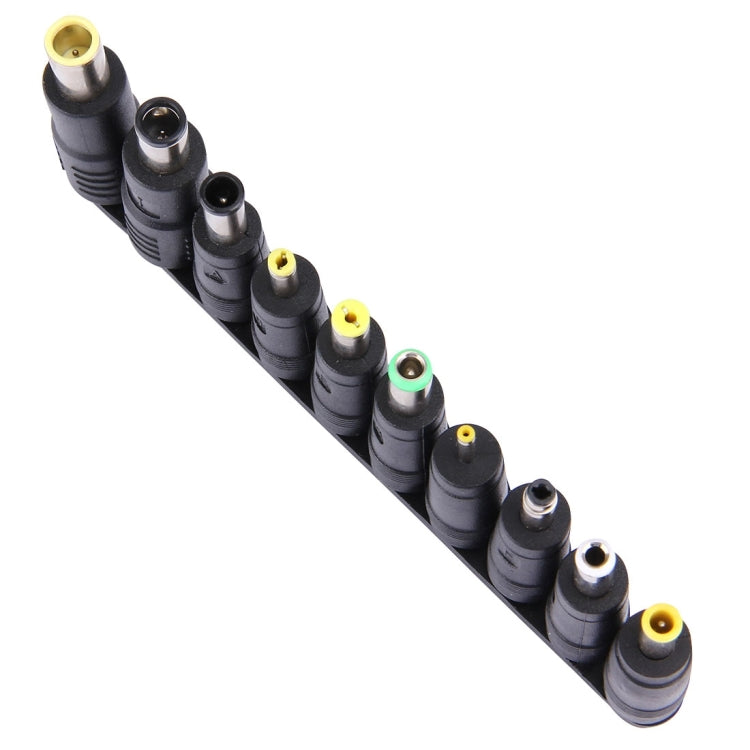 5.5x2.1mm 母轉多種公接口 10 合 1 電源轉接組，適用 IBM / HP / Sony / Toshiba / Lenovo / ASUS / Samsung / DELL 筆記型電腦，10 合 1