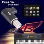 USB-C / Type C 母轉 USB 2.0 B MIDI 公轉接器，適用電子樂器 / 印表機 / 掃描器 / 鋼琴