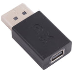 8K DisplayPort 公對 Mini DisplayPort 母直通轉接器，DP 公對 Mini DP 母直通