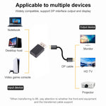 8K DisplayPort 公對 Mini DisplayPort 母直通轉接器，DP 公對 Mini DP 母直通