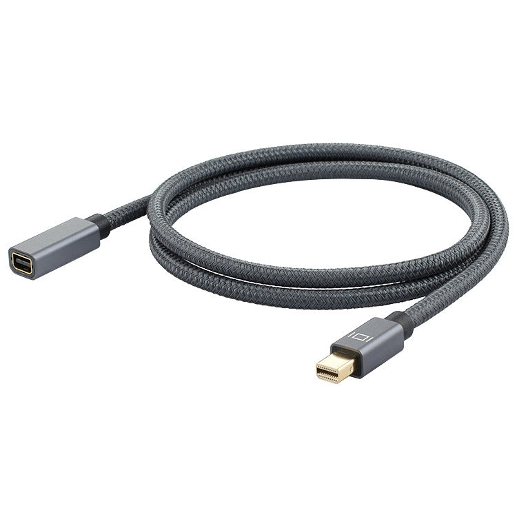 OD6.5mm Mini DP 公對母 DisplayPort 線，DP 公對母