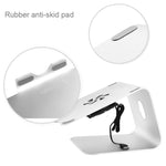 SOPI ZJ-001 經典款鋁製筆記型電腦散熱支架，附冷卻風扇，適用於 Mac Air、Mac Pro、iPad 及其他筆電，經典款附冷卻風扇