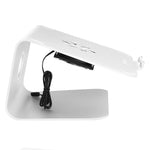 SOPI ZJ-001 經典款鋁製筆記型電腦散熱支架，附冷卻風扇，適用於 Mac Air、Mac Pro、iPad 及其他筆電，經典款附冷卻風扇
