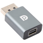 Mini DisplayPort 母對 DisplayPort 公轉接器，Mini DP 母對 DP 公