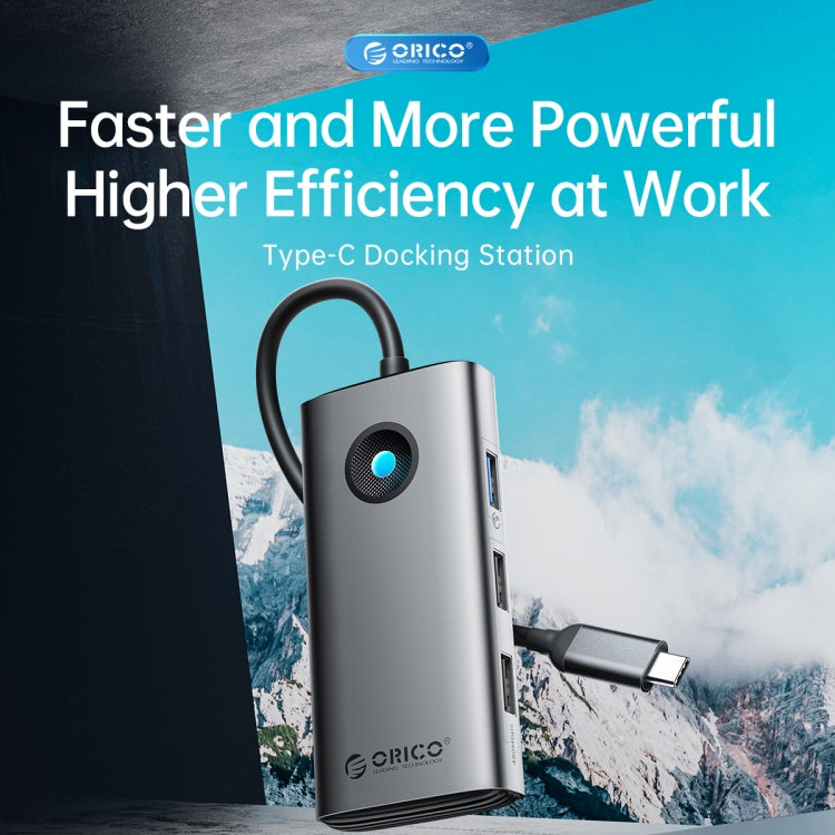 ORICO PW11-5P Type-C / USB-C 5 合 1 5Gbps 多功能擴充基座，PW11-5P