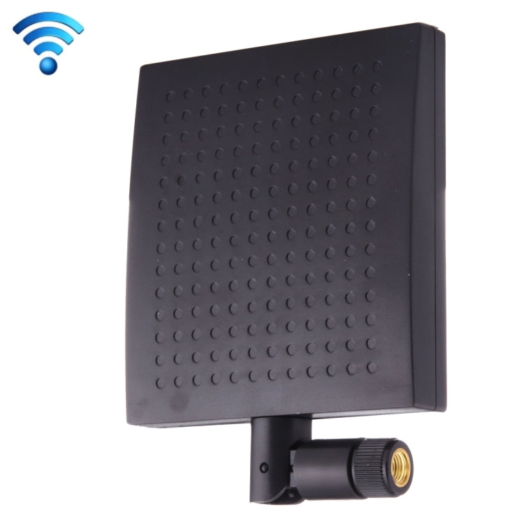 12dBi SMA 公接頭 2.4GHz 面板 WiFi 天線，2.4GHz 黑色