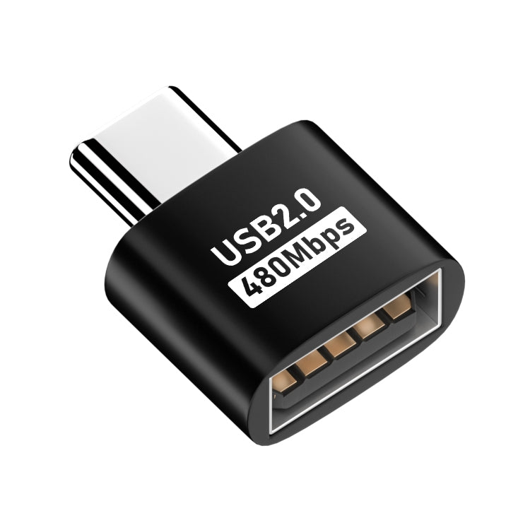 USB 2.0 母頭轉 Type-C 公頭轉接器，USB 2.0 母頭轉 Type-C 公頭