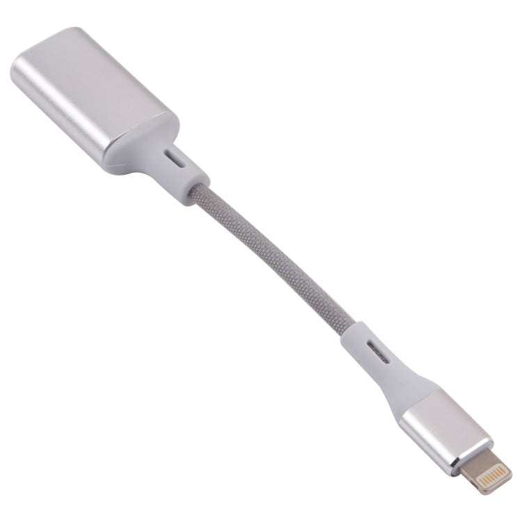 8 Pin 公頭轉 USB 母頭 OTG 攝影機轉接器，兼容 IOS 13 或以上版本