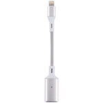 8 Pin 公頭轉 USB 母頭 OTG 攝影機轉接器，兼容 IOS 13 或以上版本