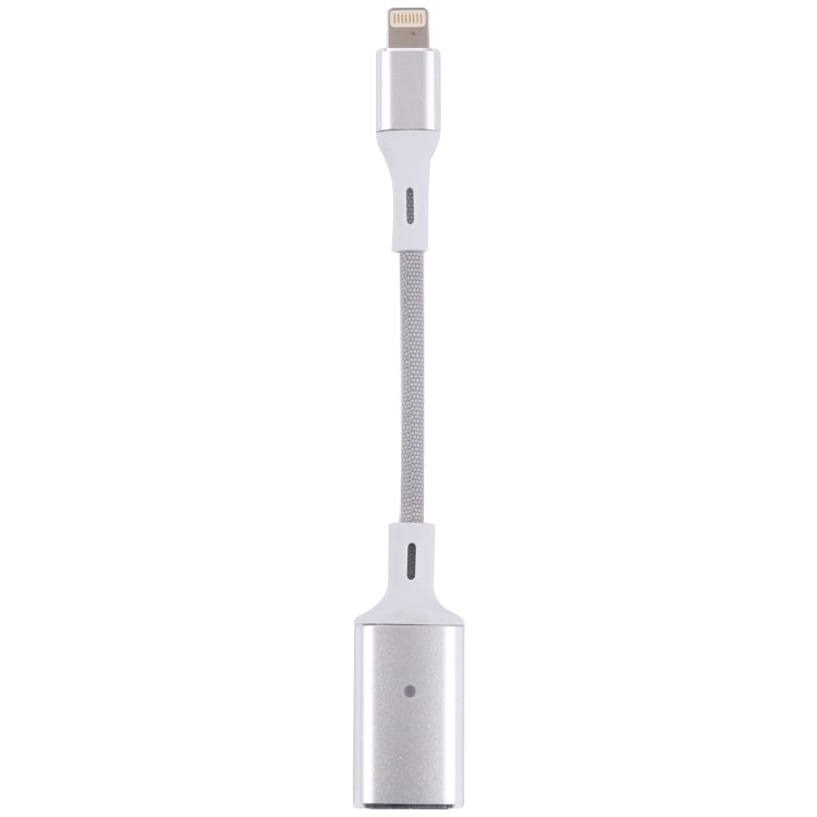 8 Pin 公頭轉 USB 母頭 OTG 攝影機轉接器，兼容 IOS 13 或以上版本