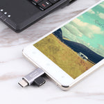 USB-C / Type-C母頭轉USB-C / Type-C公頭+Micro USB公頭轉換器，Type-C母頭轉Type-C+Micro USB公頭