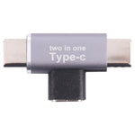 USB-C / Type-C母頭轉USB-C / Type-C公頭+USB-C / Type-C公頭轉換器，Type-C母頭轉Type-C公頭