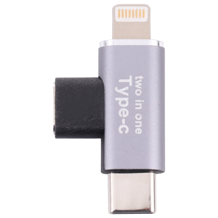 USB-C / Type-C 母頭轉 8 Pin 公頭 + USB-C / Type-C 公頭轉換器，Type-C 母頭轉 8 Pin + Type-C 公頭