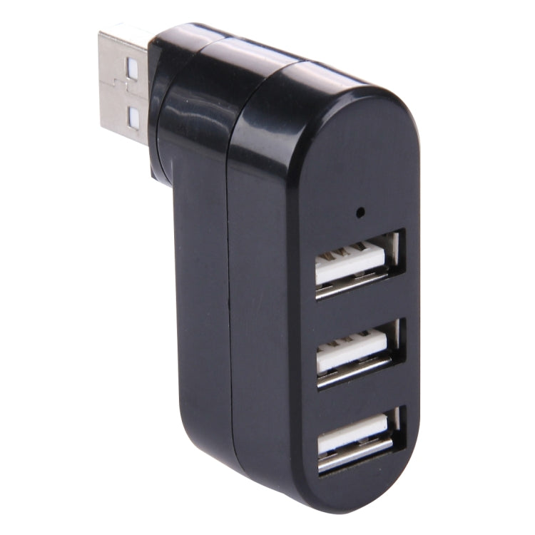 180 度旋轉 USB 頭 3 埠 USB 2.0 便攜式集線器