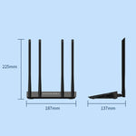 COMFAST CF-WR619AC V2 1200Mbps雙頻無線路由器，CF-WR619AC V2
