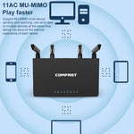COMFAST CF-WR619AC V2 1200Mbps雙頻無線路由器，CF-WR619AC V2